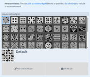 Picking a pre-defined grid