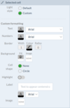 Formatting a cell