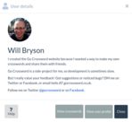 User details